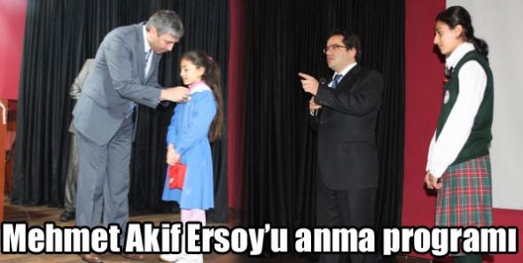 Selim’de Mehmet Akif Ersoy’u anma programı icra edildi