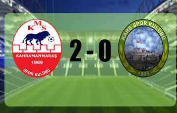 Karsspor 2-0 mağlup oldu.
