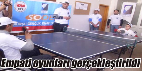 Empati oyunları gerçekleştirildi