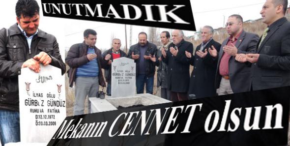 Gazeteci Gürbüz Gündüz mezarı başında anıldı
