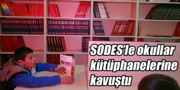 SODES’le okullar kütüphanelerine kavuştu