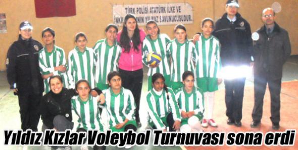 Yıldız Kızlar Voleybol Turnuvası sona erdi