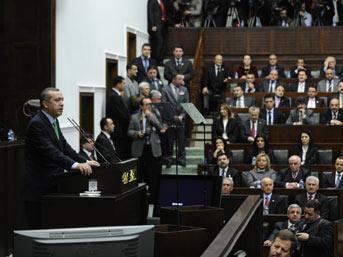 Erdoğan, Atatürk'ün telgrafını okudu