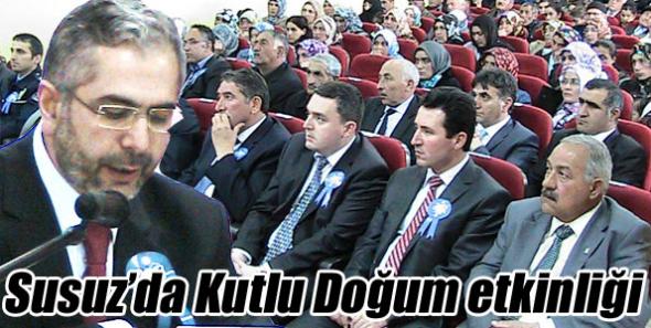Susuz’da Kutlu Doğum etkinliği