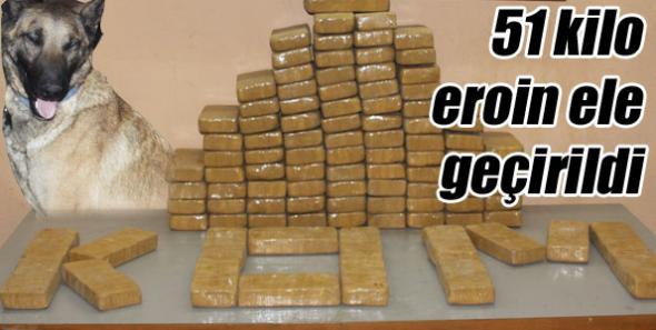 Kars'ta 51 kilo Eroin ele geçirildi