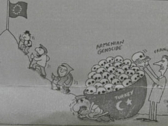 Fransa’da sözde soykırım karikatürü rezaleti