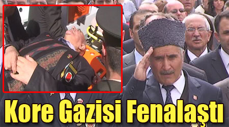 Kore Gazisi hastaneye kaldırıldı