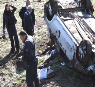 Kars'ta Trafik Kazası