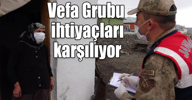 Kars Vefa Grubu ihtiyaçları karşılıyor