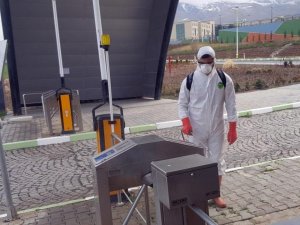 Iğdır Üniversitesinin öz kaynaklarıyla gerçekleştirdiği dezenfeksiyon çalışmaları sona erdi