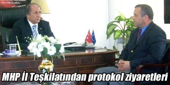 Kars MHP İl Teşkilatından protokol ziyaretleri