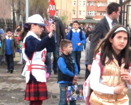 Kars'ın  Minik Trafik Polisleri