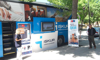 İŞKUR Otobüsü Umut Dağıtıyor