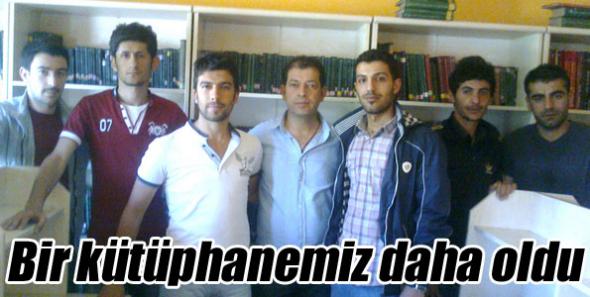 Bir kütüphanemiz daha oldu