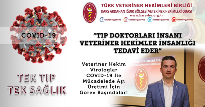 “Tıp doktorları insanı, veteriner hekimler İnsanlığı tedavi eder”