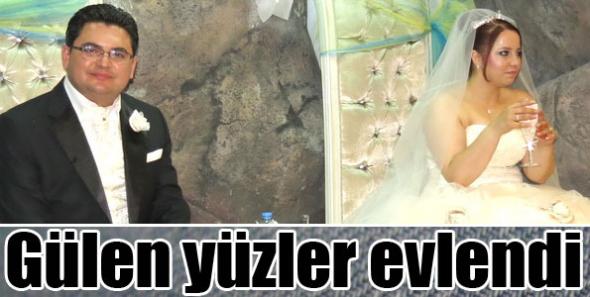 Gülen yüzler evlendi