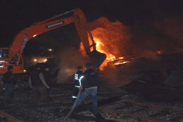 Bakım Kontrol Aracı Raydan Çıkarak Devrildi