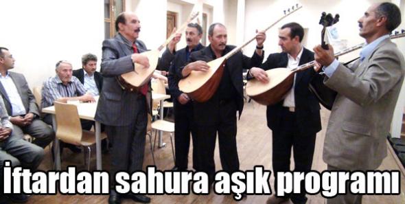 İftardan sahura aşık programı