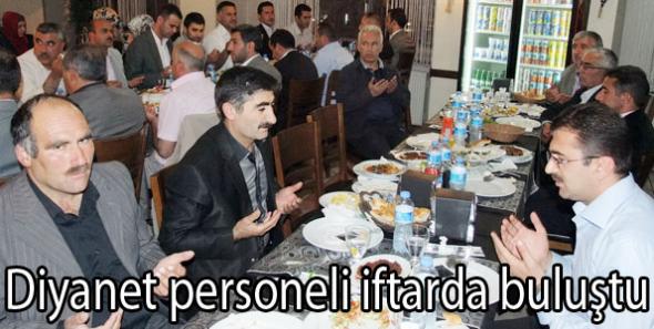 Diyanet personeli iftarda buluştu