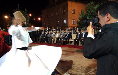 Harakani Külliyesinde Sema gösterisi