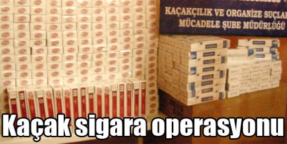 Kars'ta Kaçak sigara operasyonu