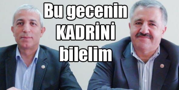 Vekillerin Kadir Gecesi mesajı