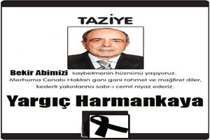 Bekir Vargün'ü Kaybettik