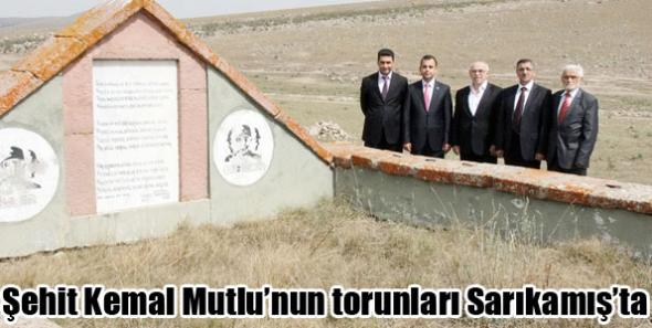 Şehit Kemal Mutlu’nun torunları Sarıkamış’ta