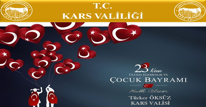 Vali Türker Öksüz'ün 23 Nisan mesajı