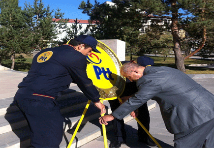Kars'ta PTT’nin kuruluşunun 172. yılı