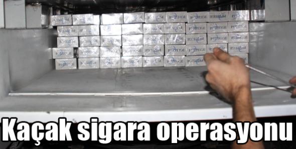 Kars’ta kaçak sigara operasyonu