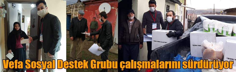 Kars Vefa Sosyal Destek Grubu 6 bin 523 talebi yerine getirdi