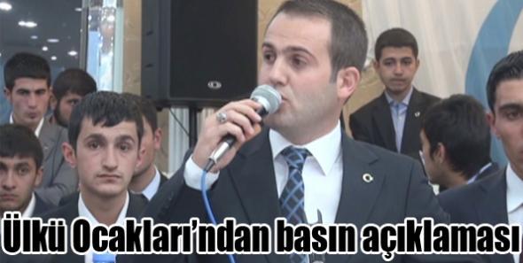 Kars Ülkü Ocakları’ndan basın açıklaması