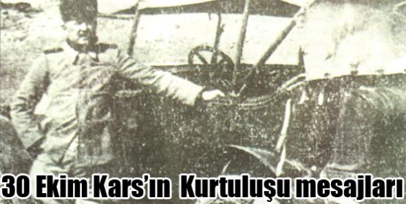 30 Ekim Kars’ın Kurtuluşu mesajları