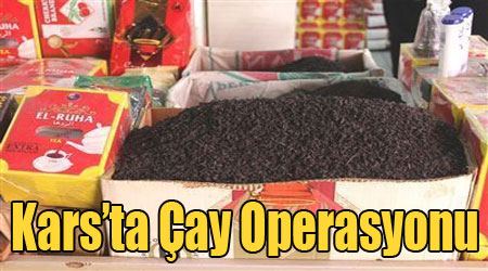 Kars'ta 89 Kilogram Kaçak Çay Ele Geçirildi