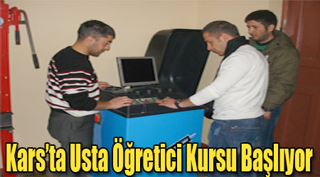 Kars'ta Usta Öğretici Kursu
