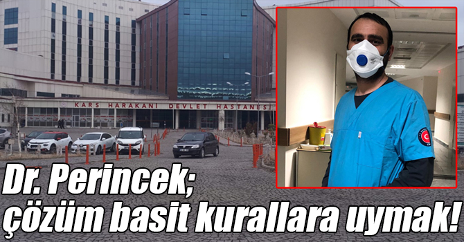 Dr. Perincek; çözüm basit kurallara uymak!