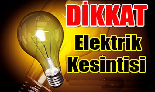 Kars'ta elektrik kesintisi uygulanacağı bildirildi.