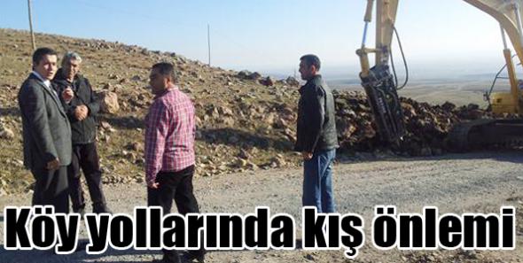 Köy yollarında kış önlemi