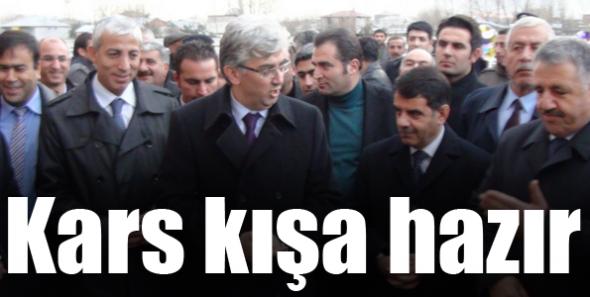 Kars kışa hazır