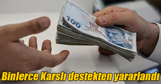 Binlerce Karslı destekten yararlandı