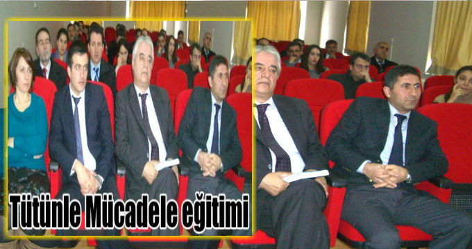 Kars'ta Tütünle Mücadele eğitimi