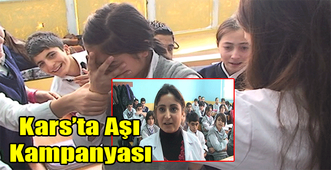 Kars'ta aşı kampanyası başlatıldı
