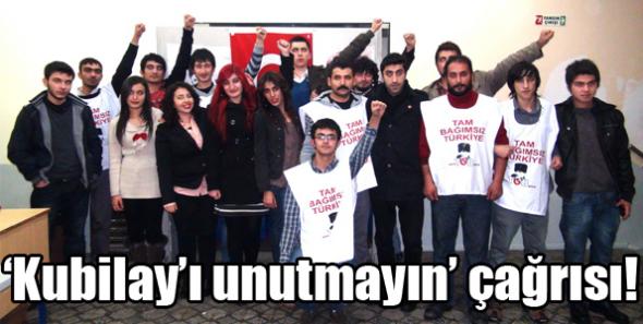 Kars’tan ‘Kubilay’ı unutmayın, unutturmayın’ çağrısı!