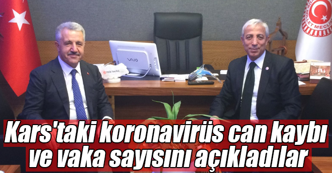 Kars'taki koronavirüs can kaybı ve vaka sayısını açıkladılar