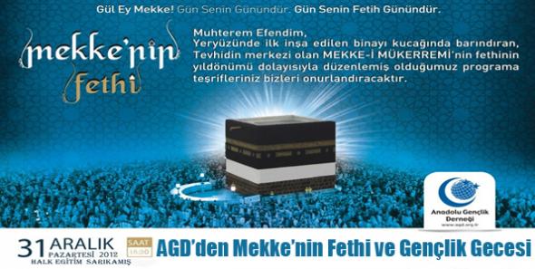 AGD’den Mekke’nin Fethi ve Gençlik Gecesi