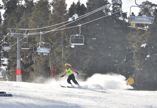 Sarıkamış'ta Snowboard Yarışması
