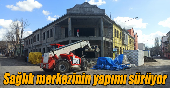 Kars'ta sağlık merkezinin yapımı sürüyor