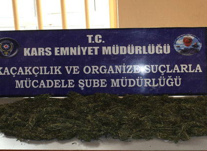Kars'ta Esrar Maddesi Ele Geçirildi