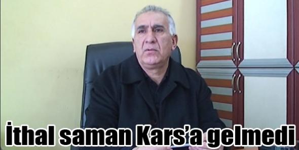 İthal saman Kars’a gelmedi